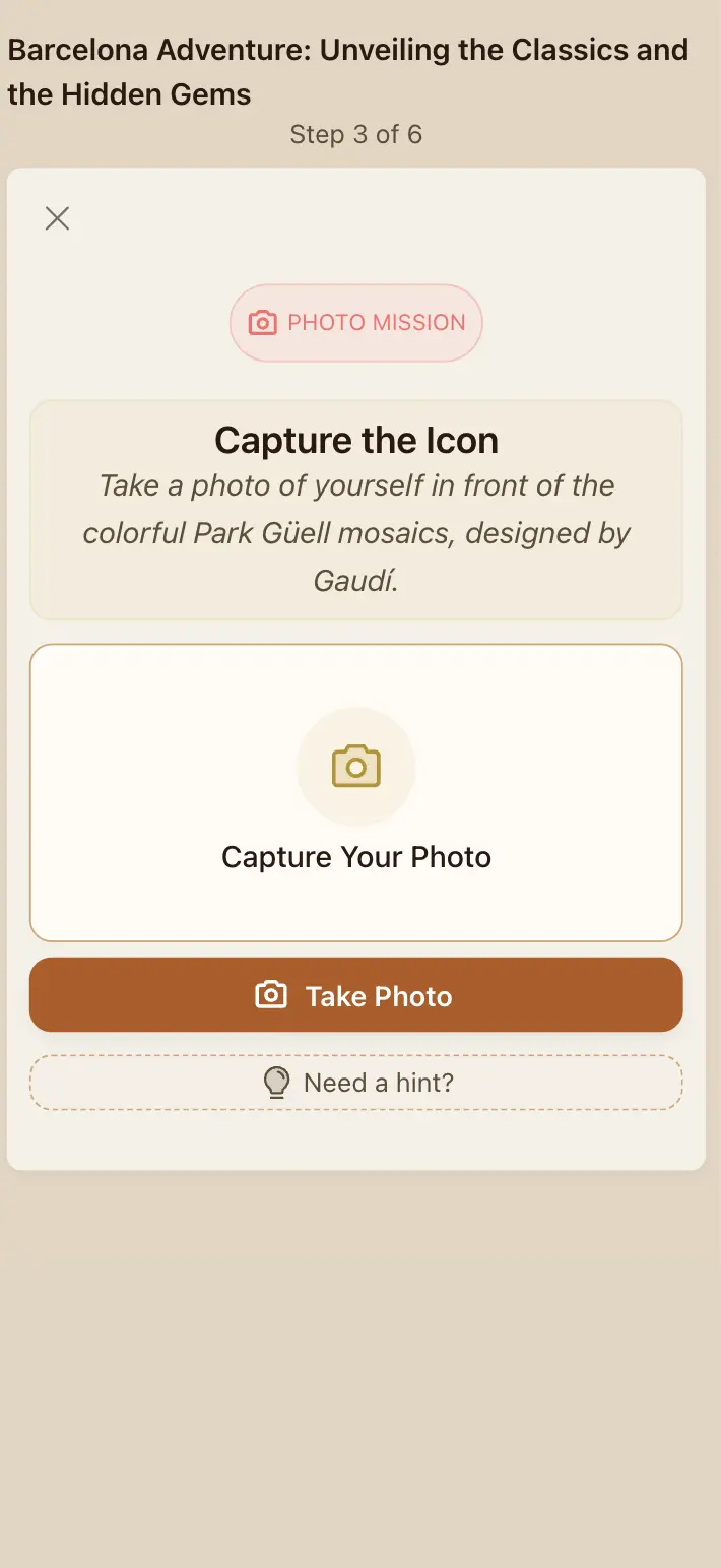 HedgeHunt app showing hunt completion